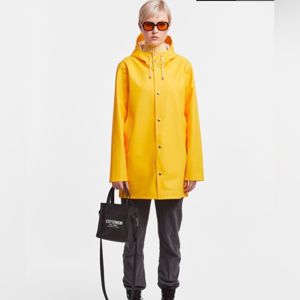 Stutterheim Yellow Raincoat (small) - image 1